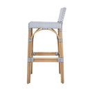 Serienna 30 in. Seat Height Rectangular Rattan Low Back Bar Stool by Butler Specialty Company