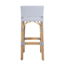 Serienna 30 in. Seat Height Rectangular Rattan Low Back Bar Stool by Butler Specialty Company