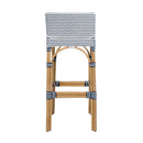 Serienna 30 in. Seat Height Rectangular Rattan Low Back Bar Stool by Butler Specialty Company