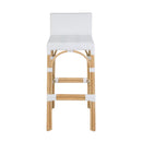 Serienna 30 in. Seat Height Rectangular Rattan Low Back Bar Stool by Butler Specialty Company
