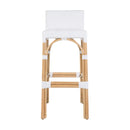 Serienna 30 in. Seat Height Rectangular Rattan Low Back Bar Stool by Butler Specialty Company