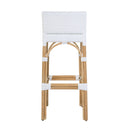 Serienna 30 in. Seat Height Rectangular Rattan Low Back Bar Stool by Butler Specialty Company