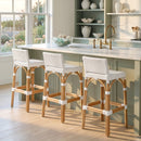 Serienna 30 in. Seat Height Rectangular Rattan Low Back Bar Stool by Butler Specialty Company