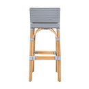 Serienna 30 in. Seat Height Rectangular Rattan Low Back Bar Stool by Butler Specialty Company