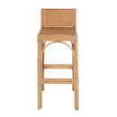 Serienna 30 in. Seat Height Rectangular Rattan Low Back Bar Stool by Butler Specialty Company