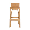 Serienna 30 in. Seat Height Rectangular Rattan Low Back Bar Stool by Butler Specialty Company
