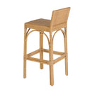 Serienna 30 in. Seat Height Rectangular Rattan Low Back Bar Stool by Butler Specialty Company