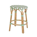 Ballito 24.5 in. Seat Height Oval Rattan Counter Stool with Footrest by Butler Specialty Company