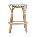 Ballito 24.5 in. Seat Height Oval Rattan Counter Stool with Footrest by Butler Specialty Company