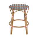 Ballito 24.5 in. Seat Height Oval Rattan Counter Stool with Footrest by Butler Specialty Company