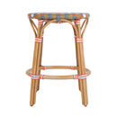 Ballito 24.5 in. Seat Height Oval Rattan Counter Stool with Footrest by Butler Specialty Company