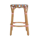 Ballito 24.5 in. Seat Height Oval Rattan Counter Stool with Footrest by Butler Specialty Company