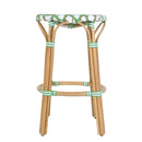 Ballito 30 in. Seat Height Oval Rattan Bar Stool with Footrest by Butler Specialty Company