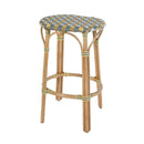 Ballito 30 in. Seat Height Oval Rattan Bar Stool with Footrest by Butler Specialty Company