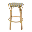 Ballito 30 in. Seat Height Oval Rattan Bar Stool with Footrest by Butler Specialty Company