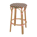 Ballito 30 in. Seat Height Oval Rattan Bar Stool with Footrest by Butler Specialty Company