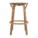 Ballito 30 in. Seat Height Oval Rattan Bar Stool with Footrest by Butler Specialty Company