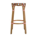 Ballito 30 in. Seat Height Oval Rattan Bar Stool with Footrest by Butler Specialty Company