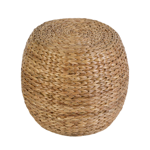 Portofino 22 in. W Water Hyacinth & Rattan Accent Stool by Butler Specialty Company
