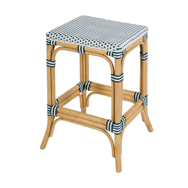 Laguna 24.5 in. Seat Height Rectangular Rattan Backless Counter Stool by Butler Specialty Company