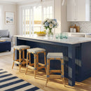 Laguna 24.5 in. Seat Height Rectangular Rattan Backless Counter Stool by Butler Specialty Company