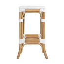 Laguna 24.5 in. Seat Height Rectangular Rattan Backless Counter Stool by Butler Specialty Company
