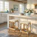 Laguna 24.5 in. Seat Height Rectangular Rattan Backless Counter Stool by Butler Specialty Company