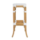 Laguna 30.5 in. Seat Height Rectangular Rattan Backless Bar Stool by Butler Specialty Company