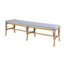 Laguna 66.5 in. W Rectangular Rattan Backless Accent Bench by Butler Specialty Company