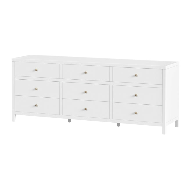 Nora 84 in. W Rectangular Wood 9 Drawer Dresser by Butler Specialty Company