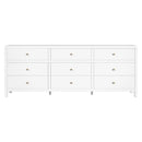Nora 84 in. W Rectangular Wood 9 Drawer Dresser by Butler Specialty Company