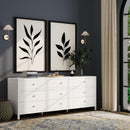 Nora 84 in. W Rectangular Wood 9 Drawer Dresser by Butler Specialty Company