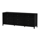 Nora 84 in. W Rectangular Wood 9 Drawer Dresser by Butler Specialty Company