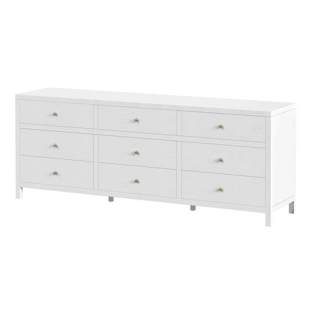 Nora 84 in. W Rectangular Wood 9 Drawer Dresser by Butler Specialty Company