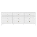 Nora 84 in. W Rectangular Wood 9 Drawer Dresser by Butler Specialty Company