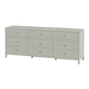 Nora 84 in. W Rectangular Wood 9 Drawer Dresser by Butler Specialty Company
