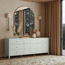 Nora 84 in. W Rectangular Wood 9 Drawer Dresser by Butler Specialty Company
