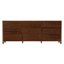 Nora 84 in. W Rectangular Wood 9 Drawer Dresser by Butler Specialty Company