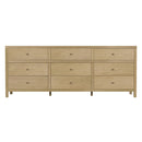 Nora 84 in. W Rectangular Wood 9 Drawer Dresser by Butler Specialty Company