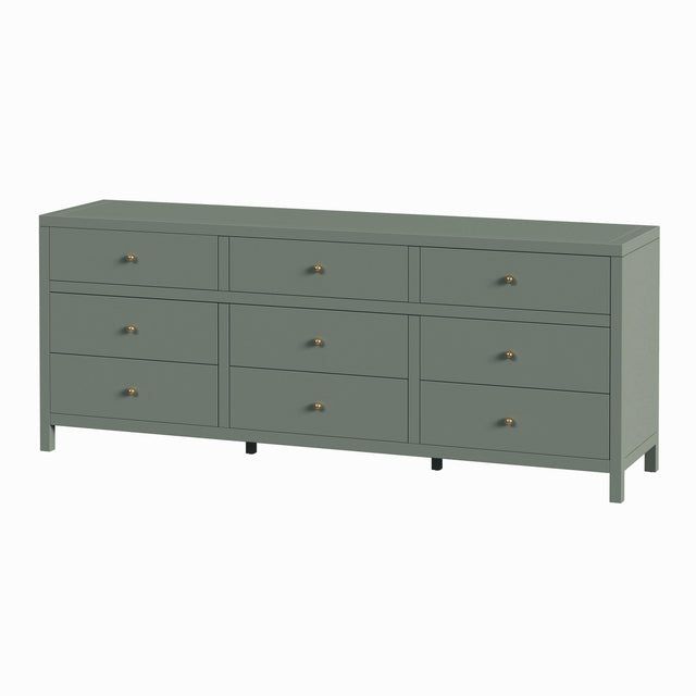 Nora 84 in. W Rectangular Wood 9 Drawer Dresser by Butler Specialty Company