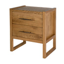 Oakley 25 in. W Rectangular Wood 2 Drawer Nightstand by Butler Specialty Company