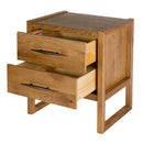 Oakley 25 in. W Rectangular Wood 2 Drawer Nightstand by Butler Specialty Company