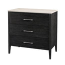 Averly 32.75 in. W Rectangular Marble and Wood 3 Drawer Chest by Butler Specialty Company