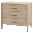 Averly 32.75 in. W Rectangular Marble and Wood 3 Drawer Chest by Butler Specialty Company