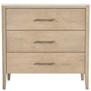 Averly 32.75 in. W Rectangular Marble and Wood 3 Drawer Chest by Butler Specialty Company