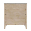 Averly 22 in. W Rectangular Marble and Wood 2 Drawer Nightstand with Top Open Shelf by Butler Specialty Company