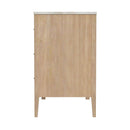 Averly 64 in. W Rectangular Marble and Wood 6 Drawer Dresser by Butler Specialty Company