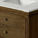 Rachelle 60 in. W Carrara Marble Top 6 Drawer Double Bathroom Vanity by Butler Specialty Company