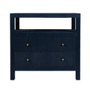 Nora 28 in. W Raffia 2 Drawer Nightstand with Top Open Shelf by Butler Specialty Company
