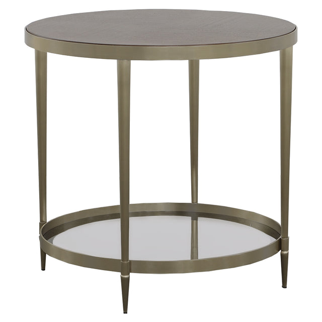 Fairfield Chair Libby Langdon Marlowe Tiered Round End Table (sku: 6308-ET)